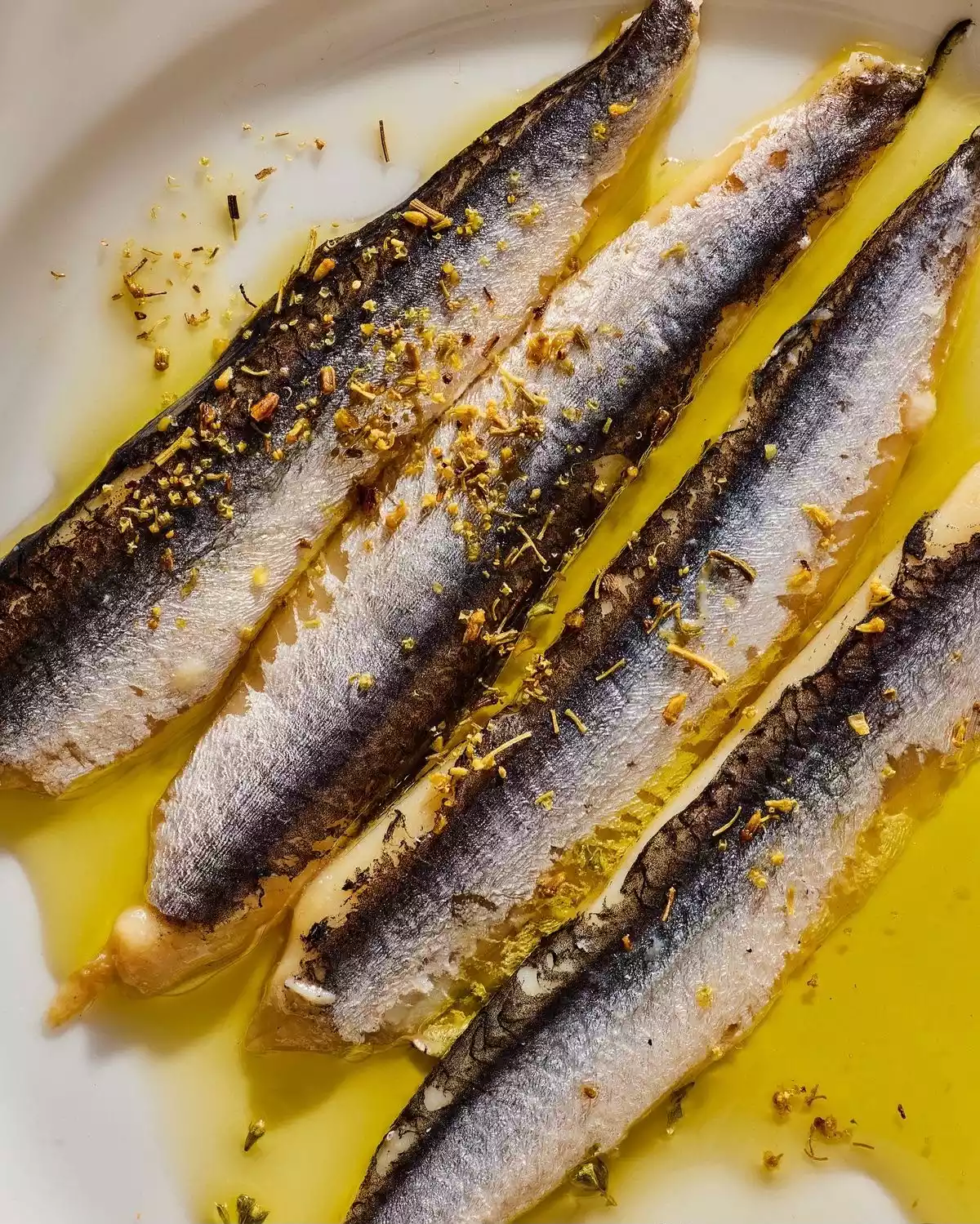 Alici marinate con erbe